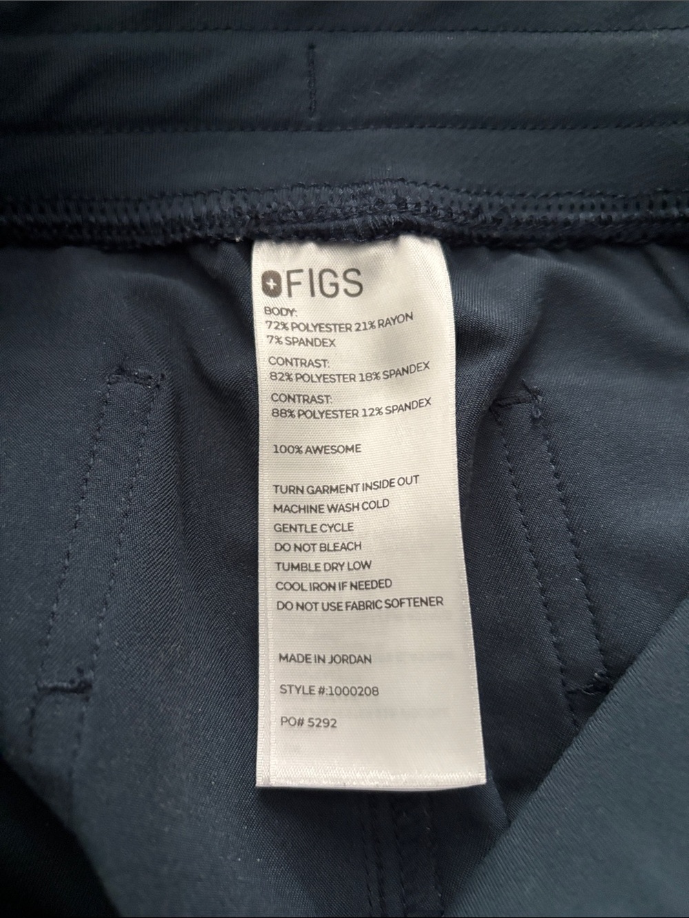 Figs Woman’s Scrub Joggers Pant - Picture 2 of 3